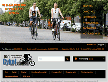Tablet Screenshot of cykelstaden.se